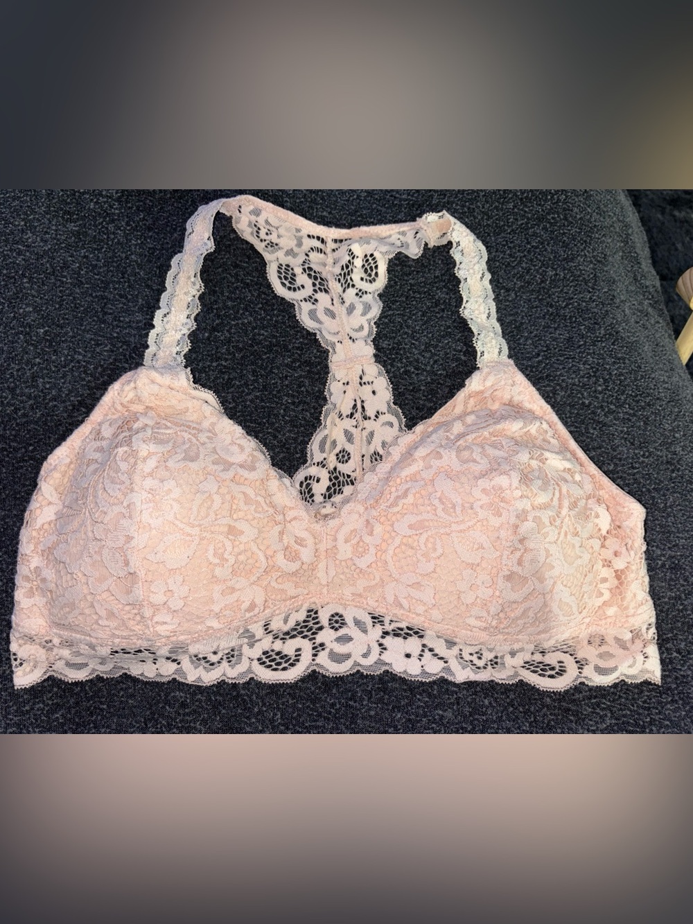 Light Pink Lace Bralette